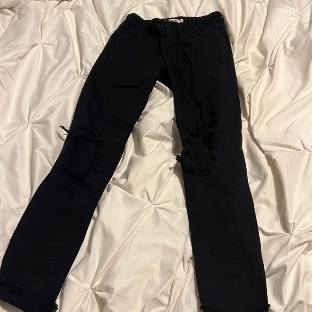 High rise skinny jean